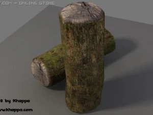 木树干 3D 模型