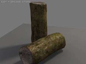 tronco di legno Modello 3D