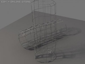 wood trunk 3D Model