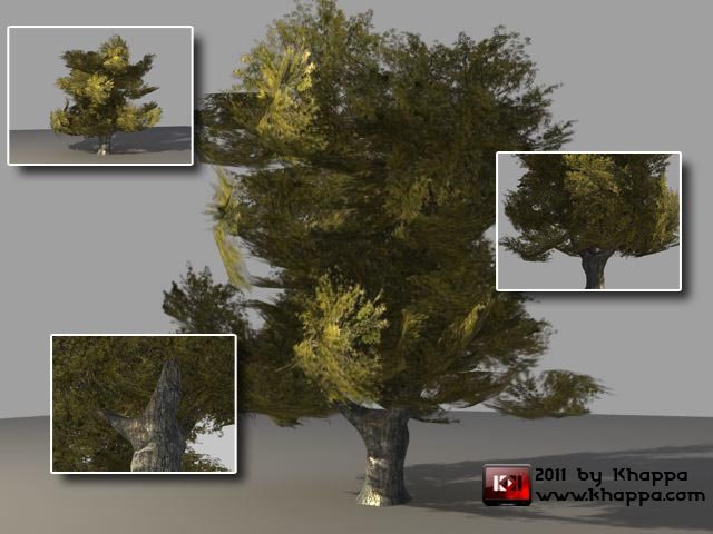 oak tree 2 3D Model .c4d .max .obj .3ds .fbx .stl .blend 
