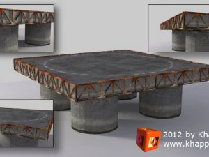 подвал платформы 3D Модель