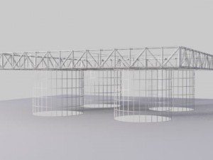platform basement Modèle 3D