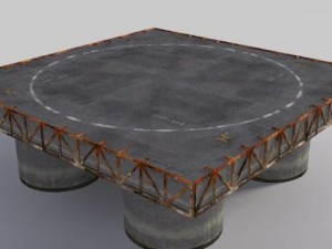 platform basement Modèle 3D