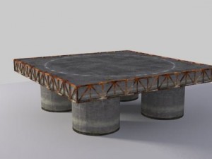 platform basement Modèle 3D