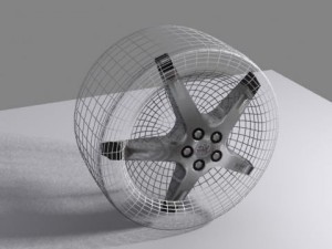 supercar wheel 3D Модель