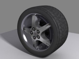 supercar wheel 3D Модель