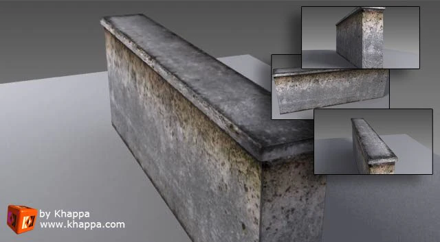 wall bound 001 3D Model .c4d .max .obj .3ds .fbx .stl .blend 
