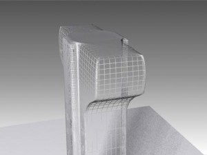 concrete big column Modello 3D