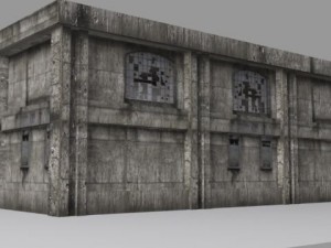 damaged building 3Dモデル