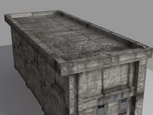 damaged building 3Dモデル