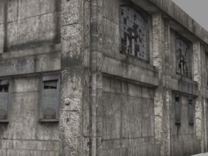 damaged building 3Dモデル