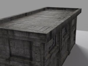 damaged building 3Dモデル