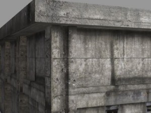 damaged building 3Dモデル