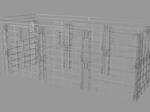 damaged building 3Dモデル