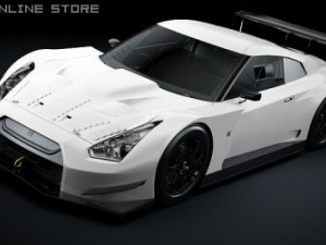 2008 super gt nissan gtr Modelo 3D