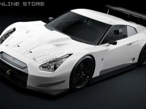 2008 super gt nissan gtr 3D Модель