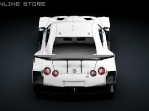 2008 super gt nissan gtr Modelo 3D