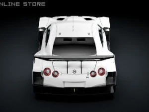 2008 super gt nissan gtr 3D Модель