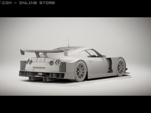2008 super gt nissan gtr Modelo 3D
