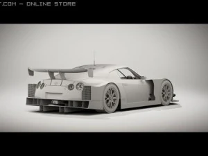 2008 super gt nissan gtr 3D Модель