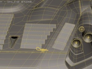2008 super gt nissan gtr Modelo 3D