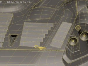 2008 super gt nissan gtr 3D Модель