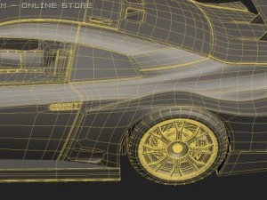 2008 super gt nissan gtr 3D Модель