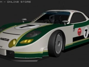 1996 mazda rx7 3D Model