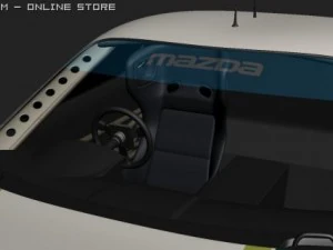 1996 mazda rx7 3D Model