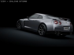 2009 nissan gtr 3D 模型