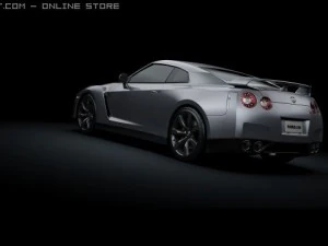 2009 nissan gtr 3D Model