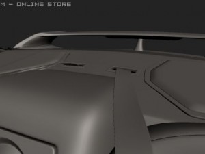 2009 nissan gtr 3D 模型