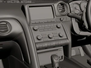 2009 nissan gtr 3D Model