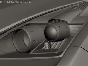 2009 nissan gtr 3D Model