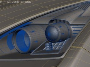 2009 nissan gtr 3D 模型