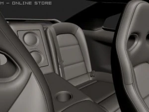 2009 nissan gtr 3D Model