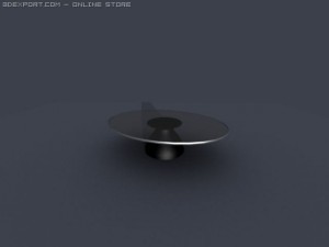 glass living room set 3D Модель