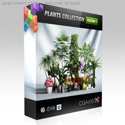 cgaxis collection vol 1 plants 3D Model .c4d .max .obj .3ds .fbx .stl .blend 