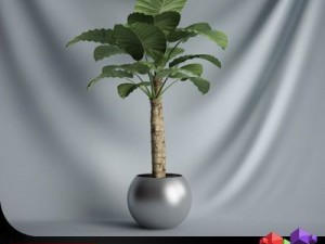 cgaxis plant 15 Modelo 3D