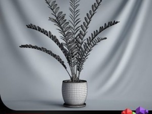 cgaxis plant 02 Modelo 3D
