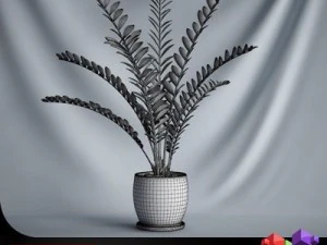 cgaxis plant 02 3D Model