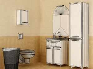 cgaxis bathroom set 02 Model 3D