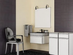 cgaxis bathroom set 01 3D Model