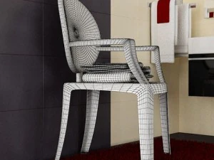 cgaxis bathroom set 01 3D Model