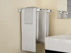 cgaxis bathroom set 01 3D Model