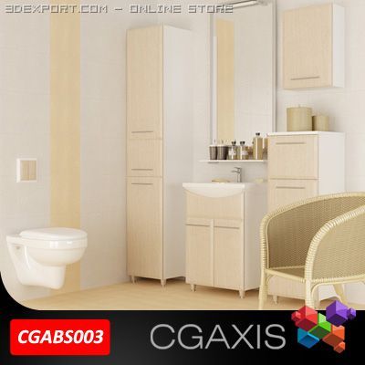 cgaxis bathroom set 03 Modèle 3D .c4d .max .obj .3ds .fbx .stl .blend 
