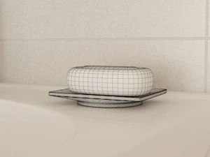 cgaxis bathroom set 03 3D Model
