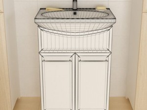 cgaxis bathroom set 03 Modèle 3D