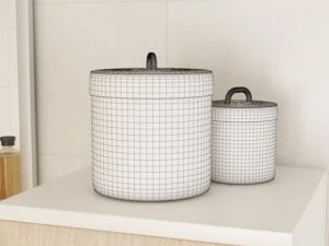 cgaxis bathroom set 03 3D Model