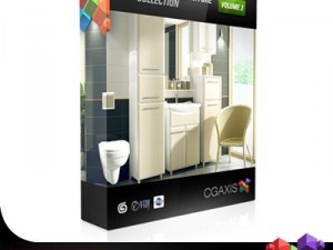 cgaxis collection vol 2 bathroom furniture Modello 3D